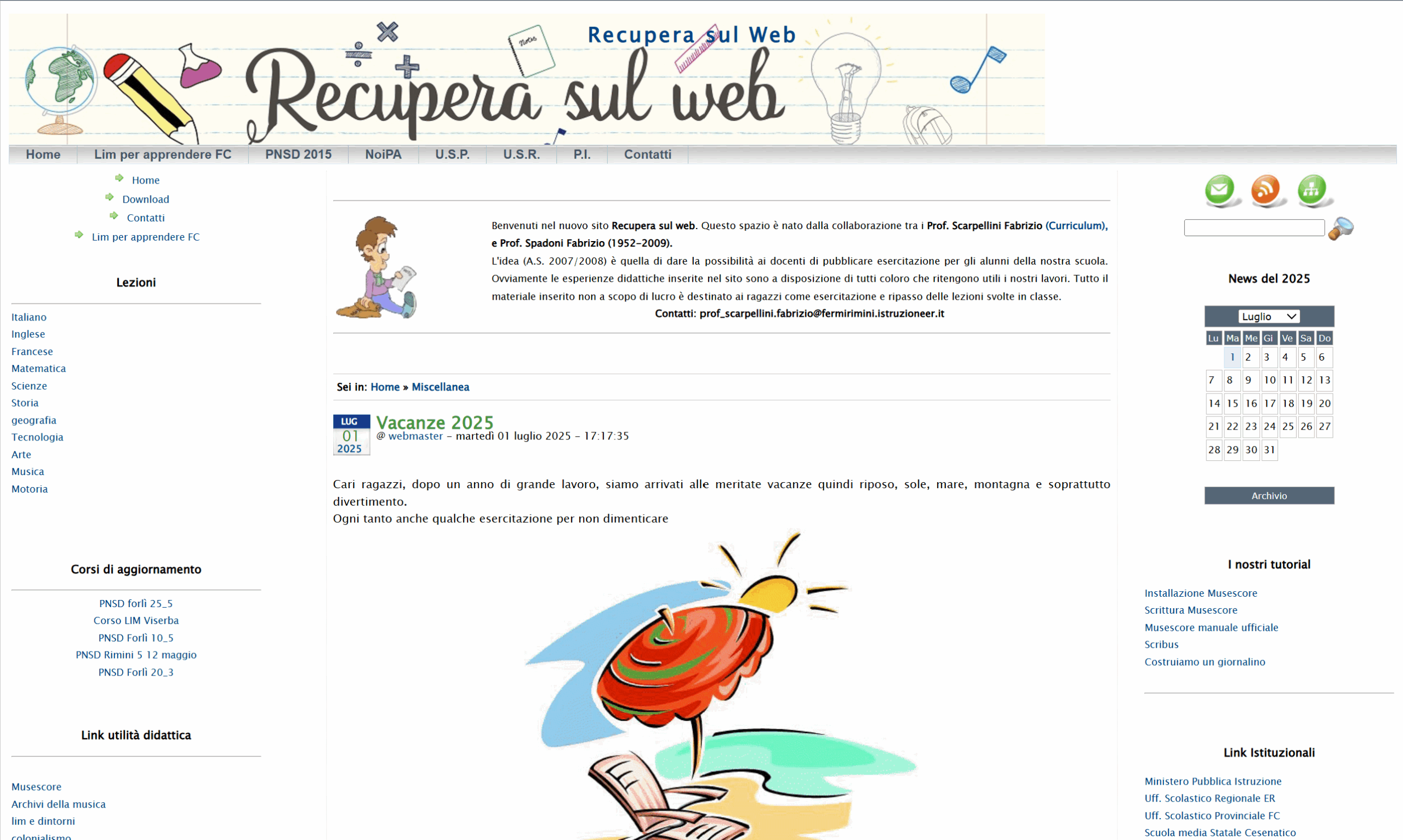 Nuovo recupera sul web